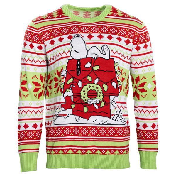 Peanuts Snoopy Dog House Christmas Sweater