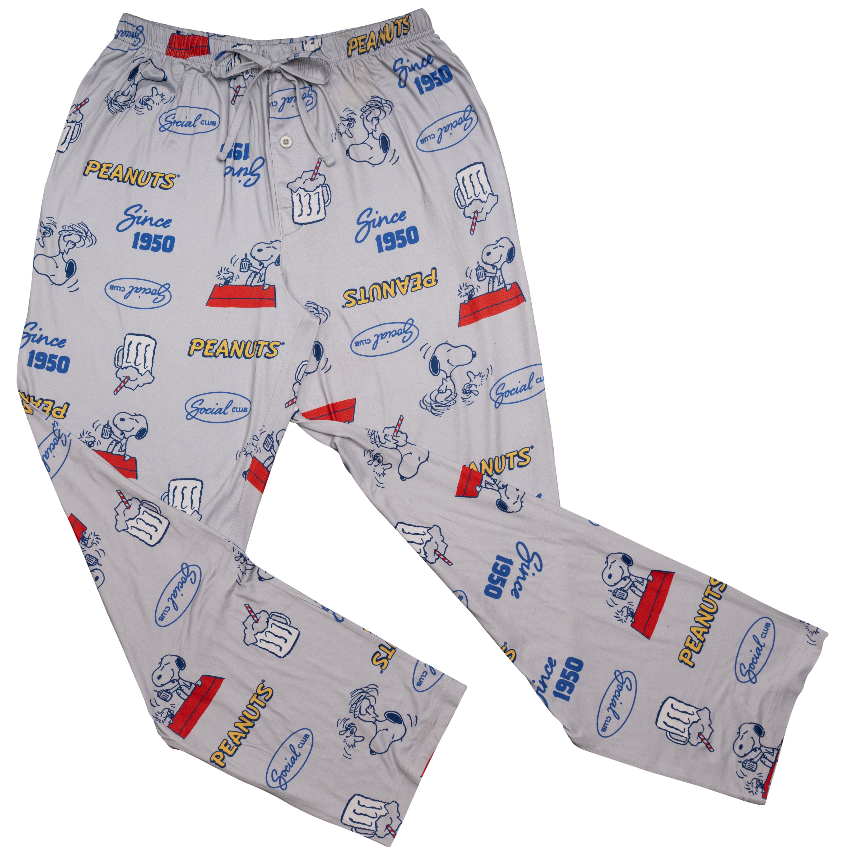 Peanuts Since 1950 Gray Adult Unisex Lounge Pants