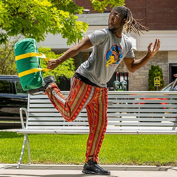 Pineapple Movie Saul Duffle Bag Halloween Costume Accessory Lightweight for Travel Gym Cosplay Green