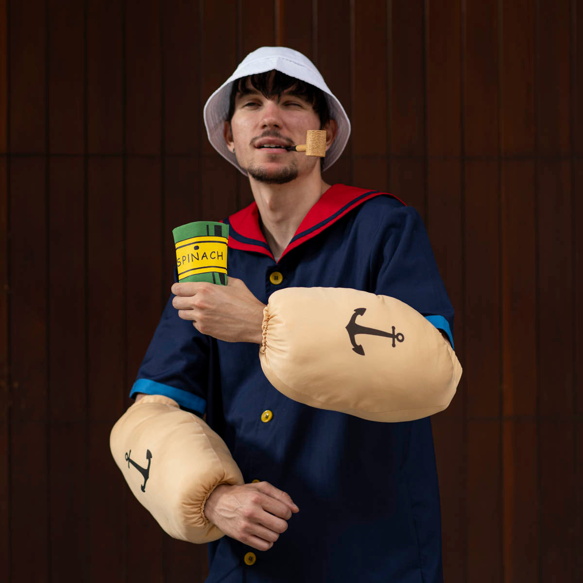 Sailor Man Muscle Spinach Arms with Anchor Tattoos Halloween Costume Accessory Costume Hand