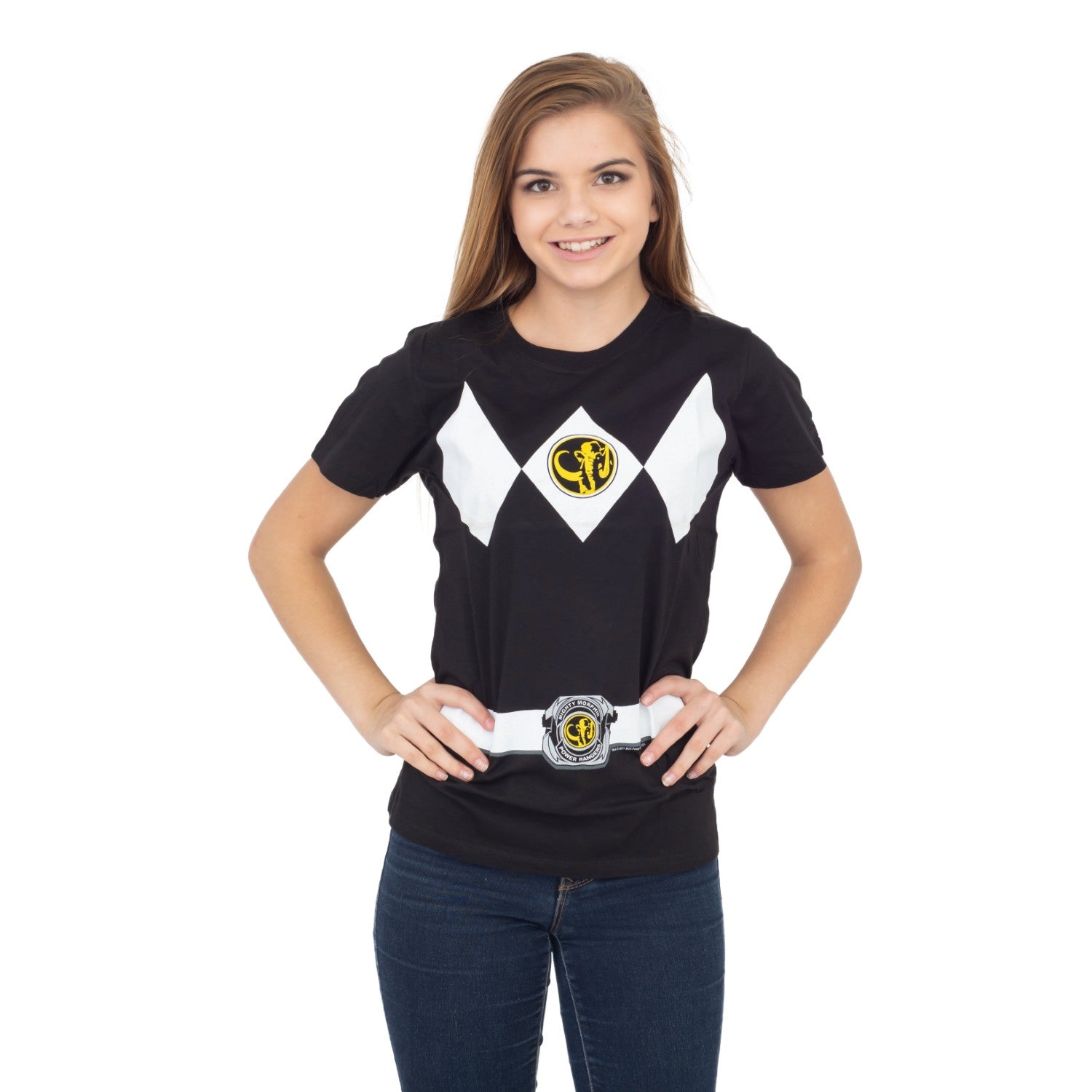 Youth Unisex Power Rangers Halloween Cosplay Costume T-Shirt