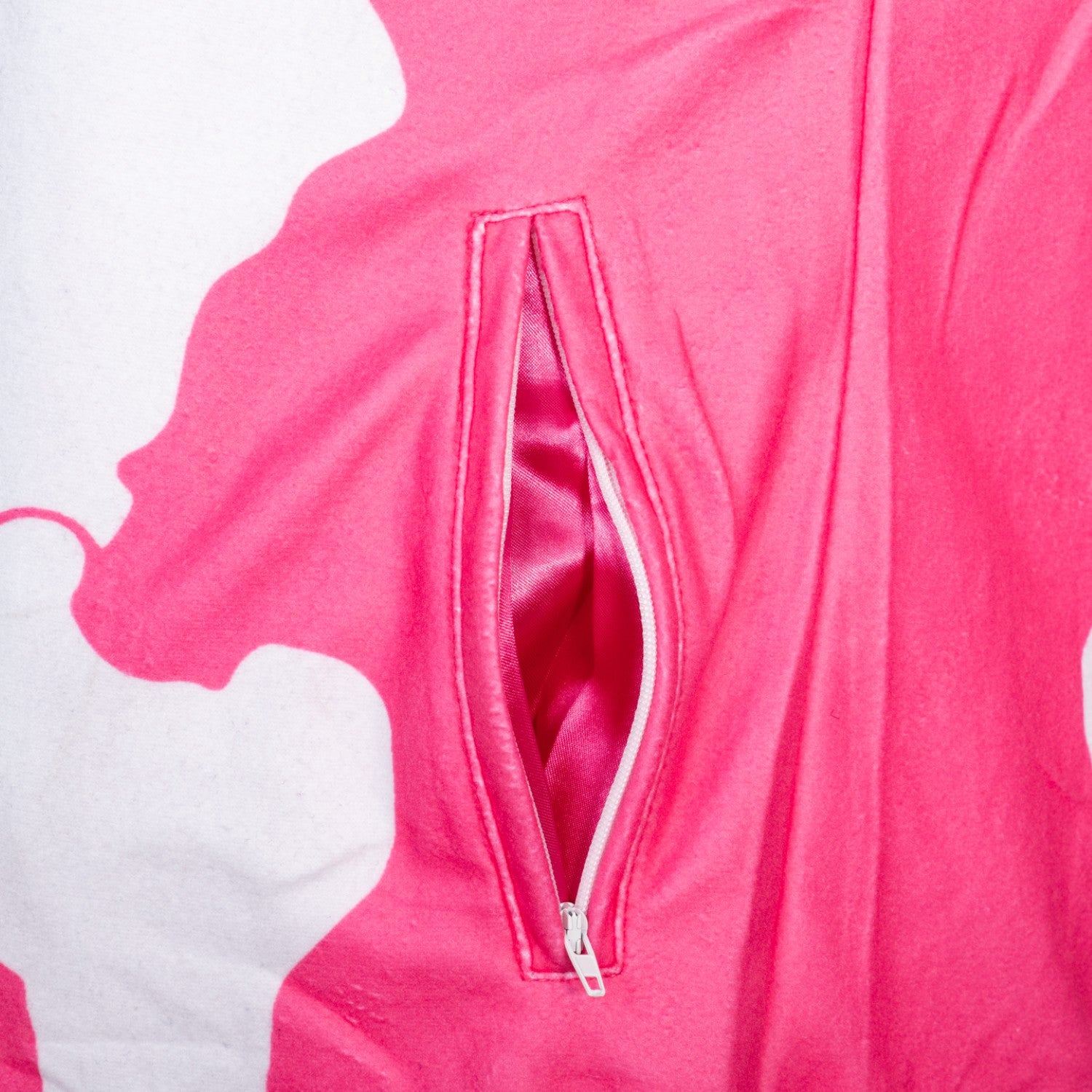 Women's Pink Skeleton Halloween Costume Cosplay Jumpsuit (With Mask)