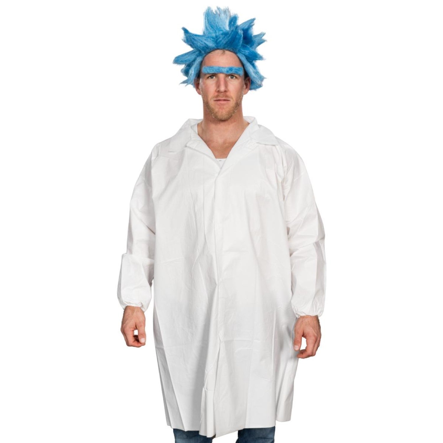 Rick Sanchez Cartoon Halloween Cosplay Costume Set