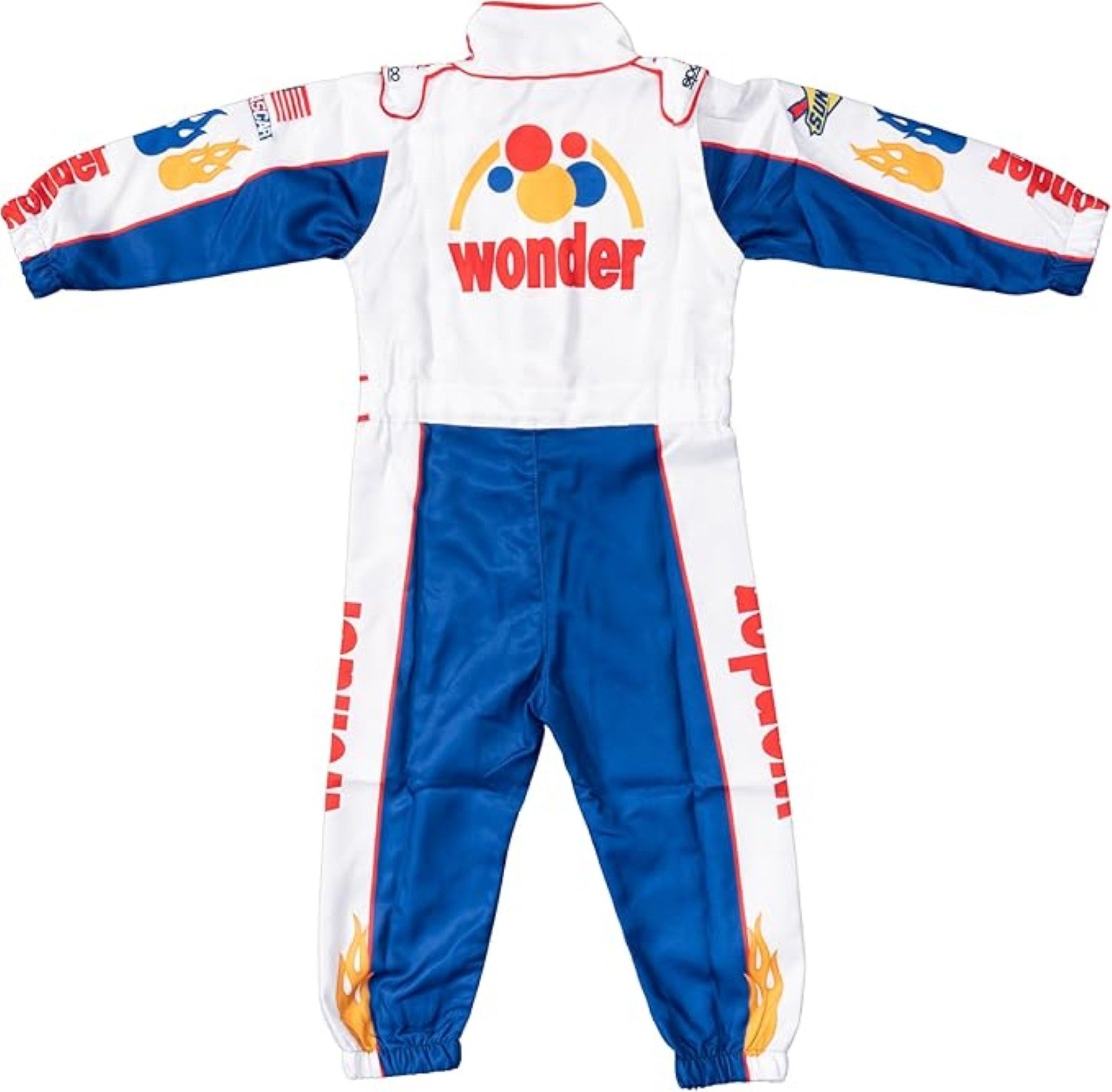 Ricky Bobby Movie Kids Toddler Halloween Costume Cosplay Jumpsuit & Hat