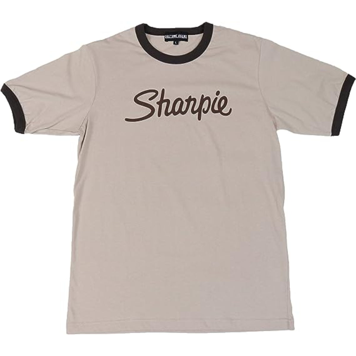 Scott Pilgrim Sharpie Ringer Shirt Heather Brown Pilgrim Rock Band Adult T-Shirt Only