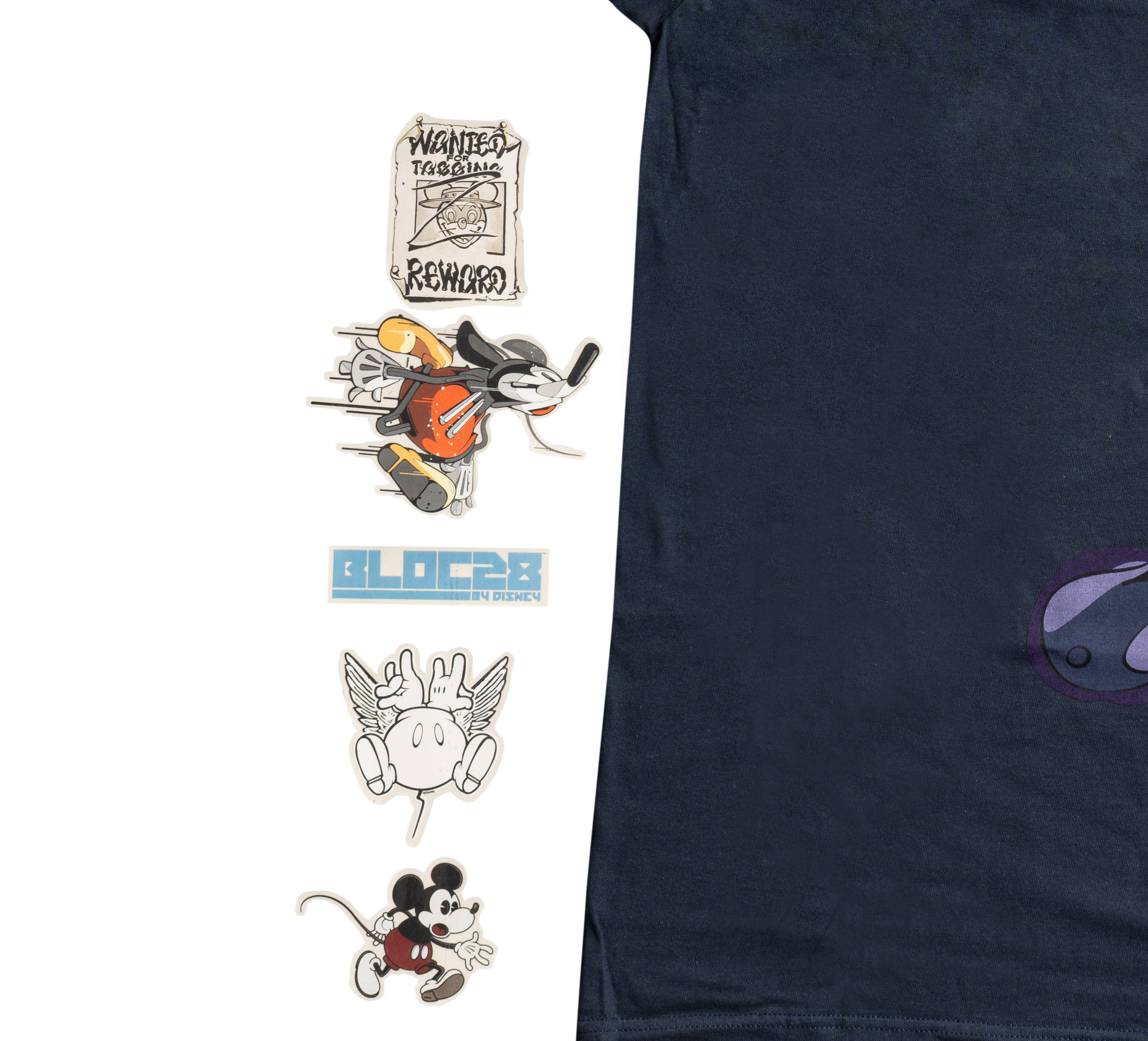 Adult Disney Art BLOC28 Artist Series 2 Mickey Mouse Street Graffiti T-Shirt