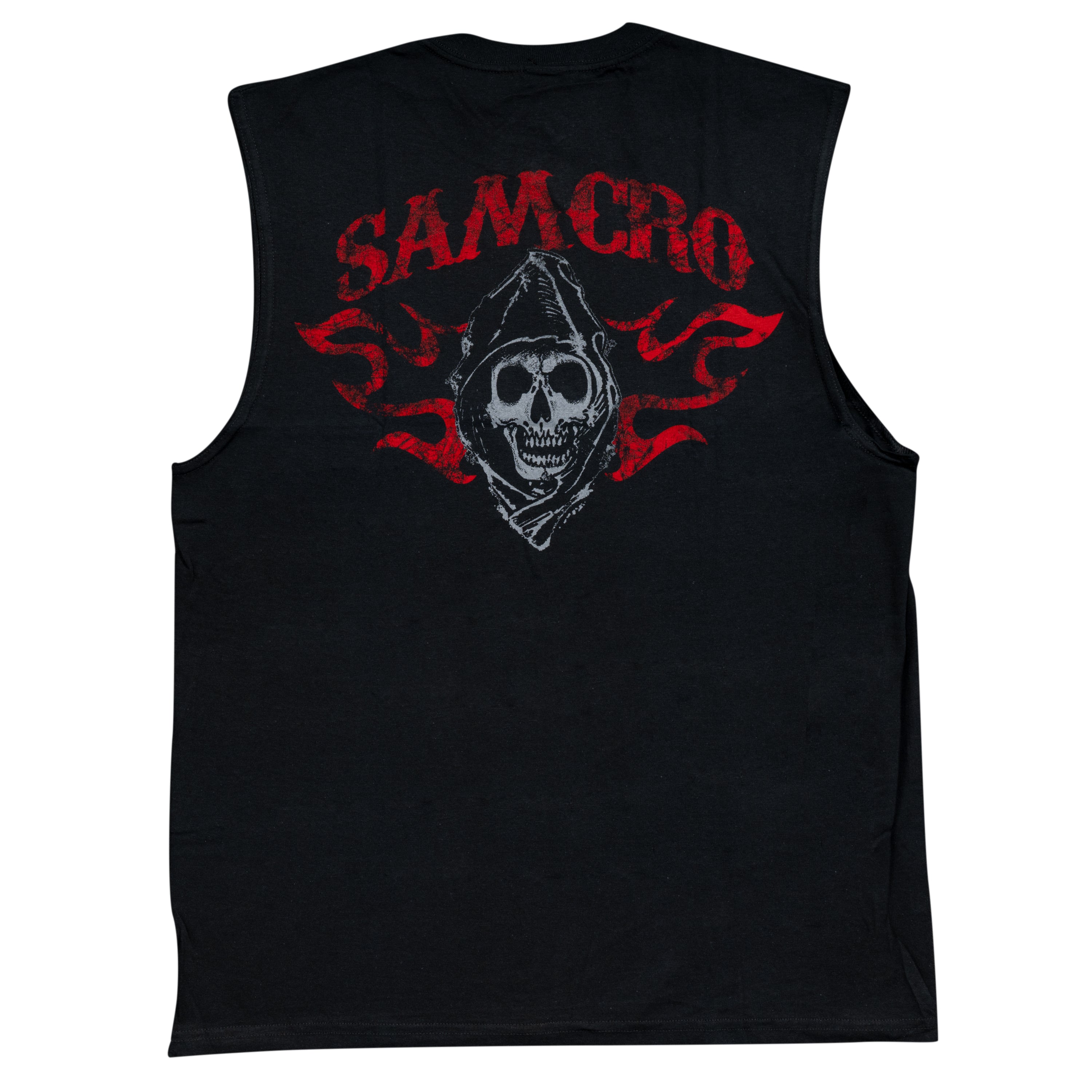Sons Of Anarchy SOA Reaper Logo Crow Black Sleeveless T-Shirt