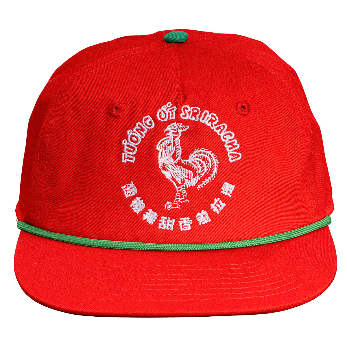 Sriracha Hot Sauce Hat Rooster Logo Red