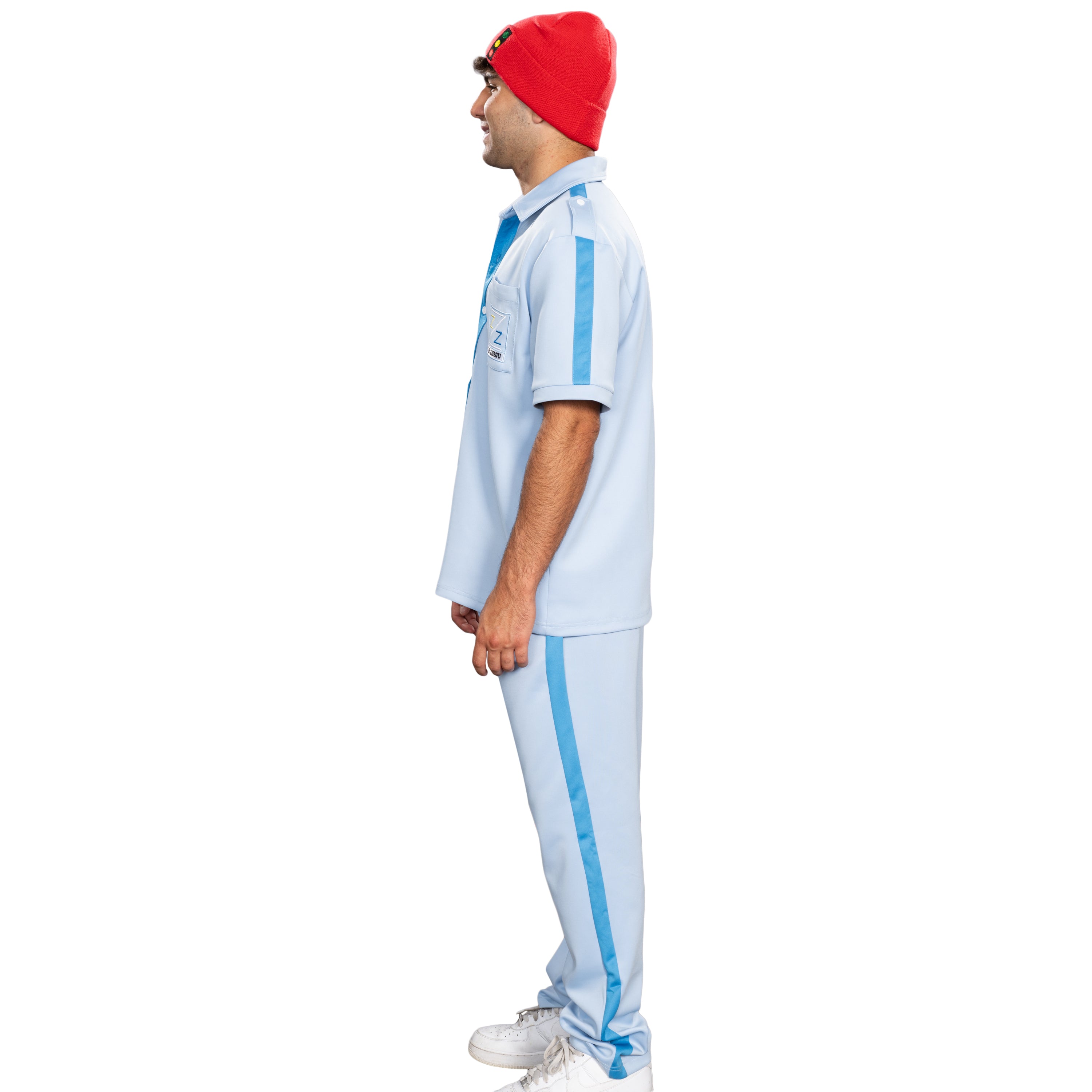 Steve Underwater Explorer Movie Character Halloween Costume Set
