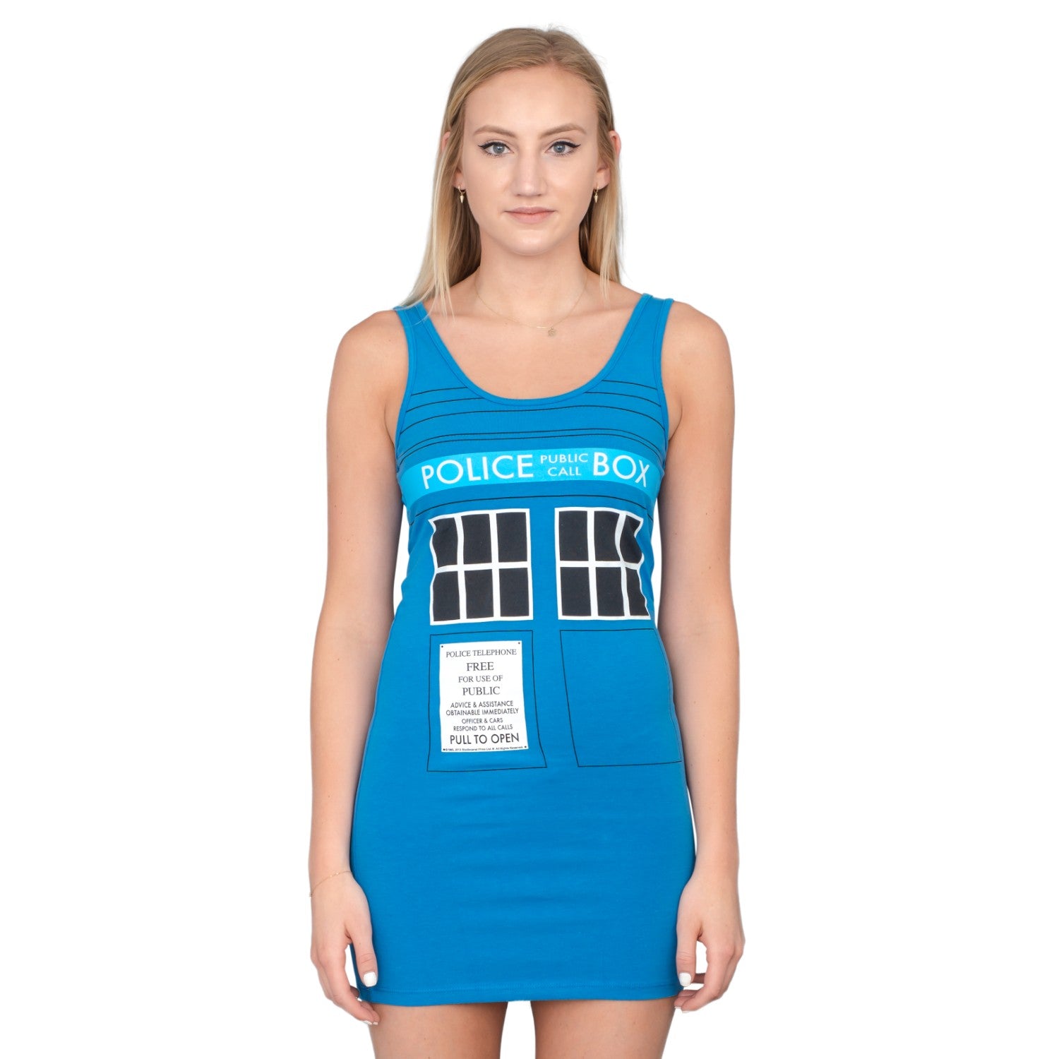 TARDIS Police Box Costume Tank Dress
