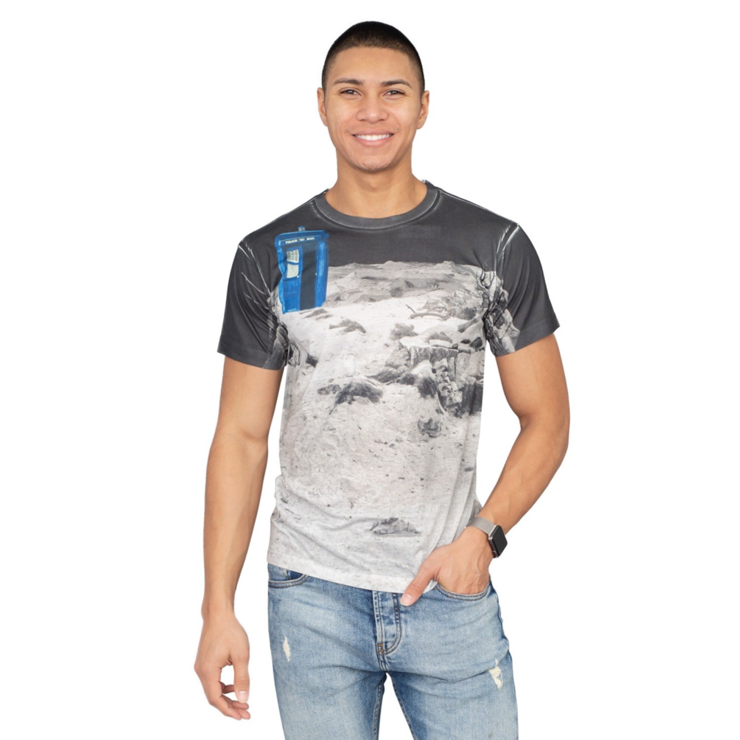 TARDIS Prehistoric Earth Sublimation T-Shirt