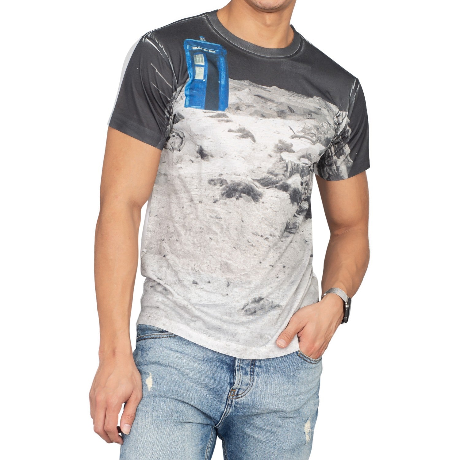 TARDIS Prehistoric Earth Sublimation T-Shirt