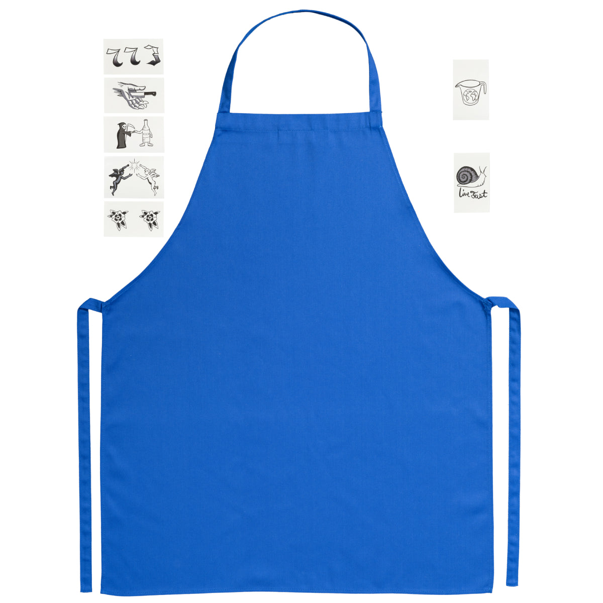 Chef Bear Apron with Removable Tattoos Halloween Costume Cosplay Accessory