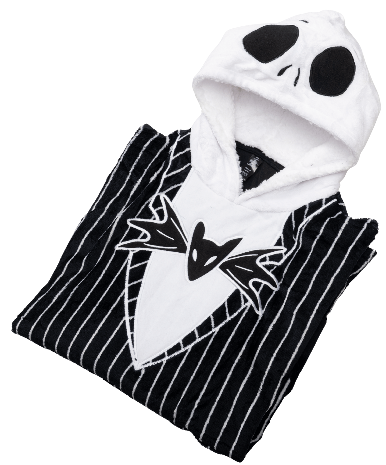 Adult Unisex One Size Nightmare Christmas Jack Big Face Oversized Blanket Hoodie Sleep Poncho