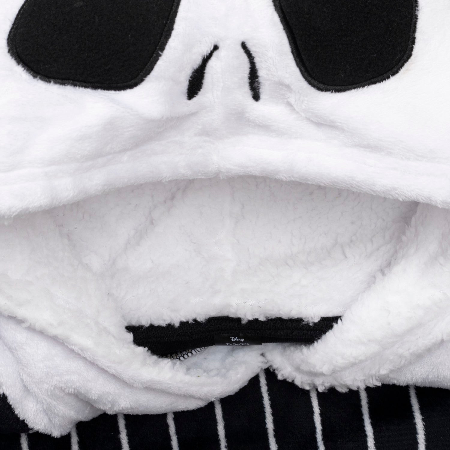 Adult Unisex One Size Nightmare Christmas Jack Big Face Oversized Blanket Hoodie Sleep Poncho