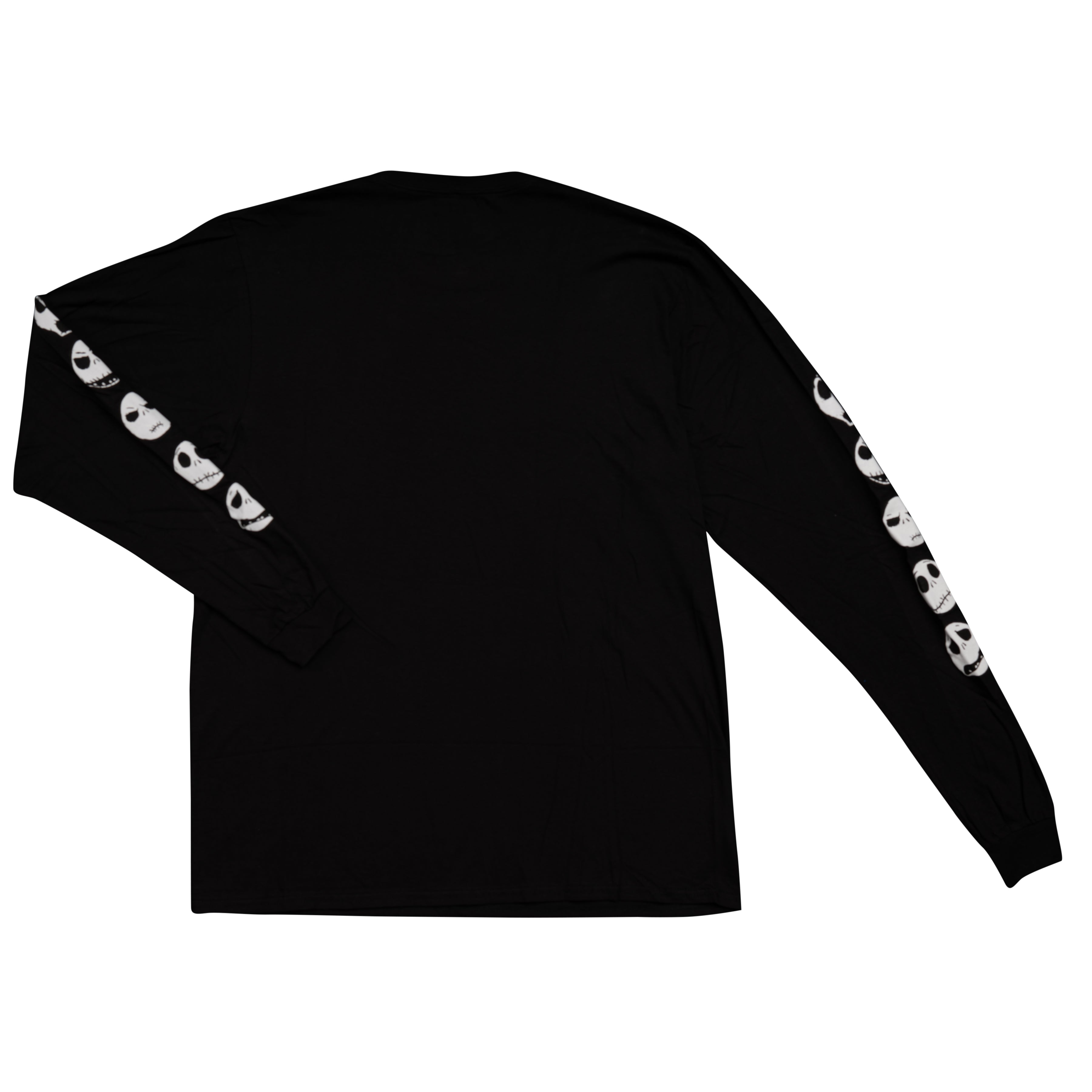 The Nightmare Before Christmas Moon Long Sleeve Adult Unisex Shirt Black