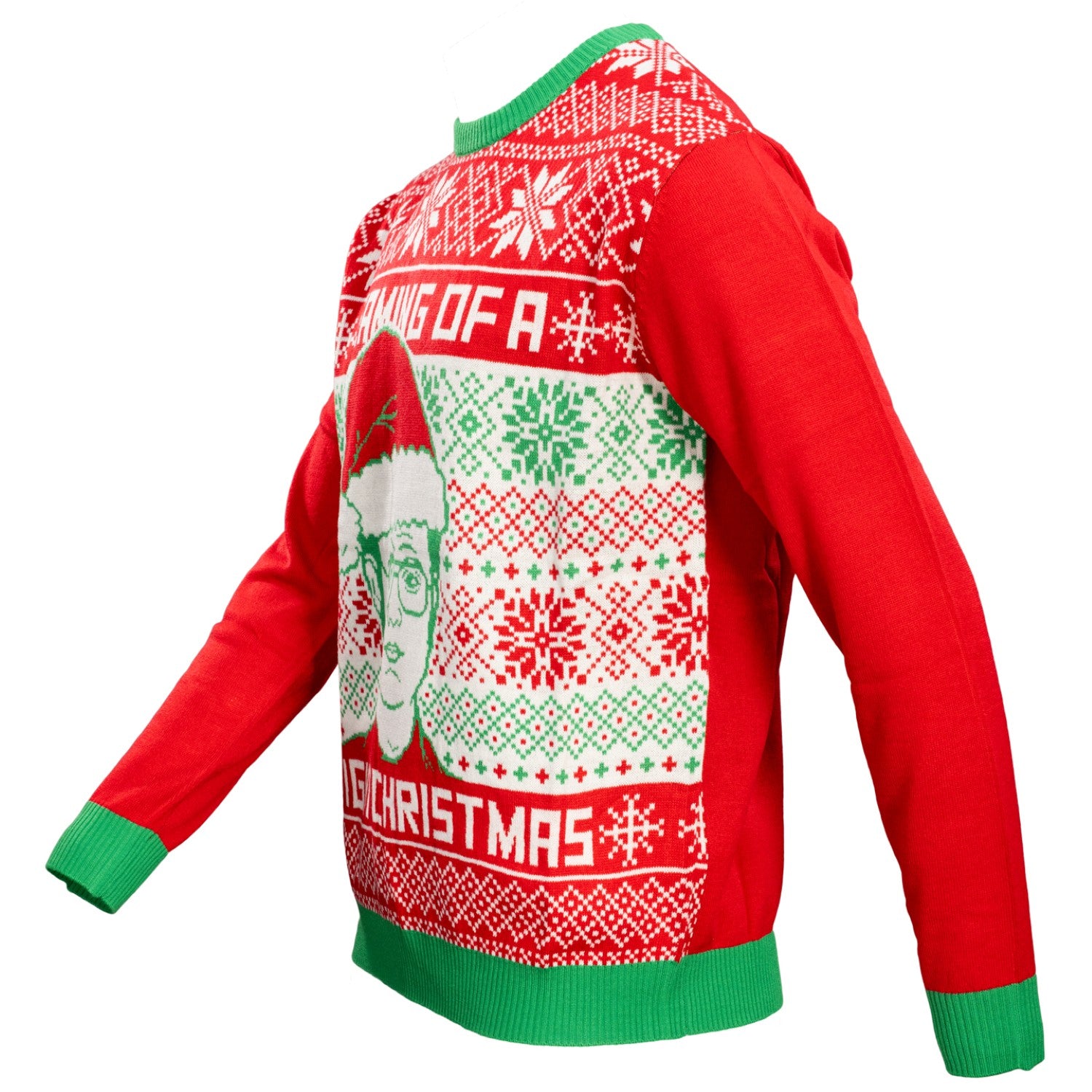 The Office Men's Ugly Christmas Sweater Dreaming of A Dwight Christmas