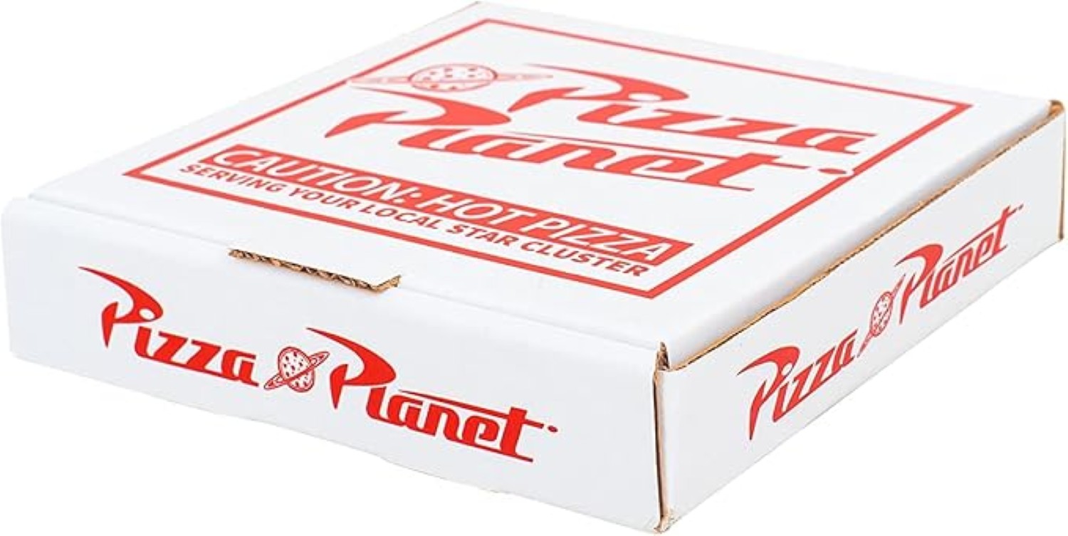 Toy Story Pizza Planet Shirt and Delivery Box Unisex Halloween Cosplay Costume Set