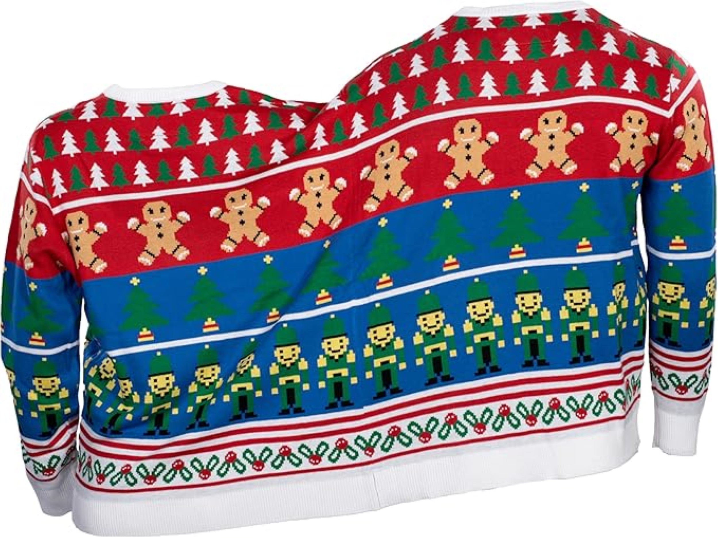Two Person/Couples Adult Unisex Funny Ugly Christmas Sweater Costume