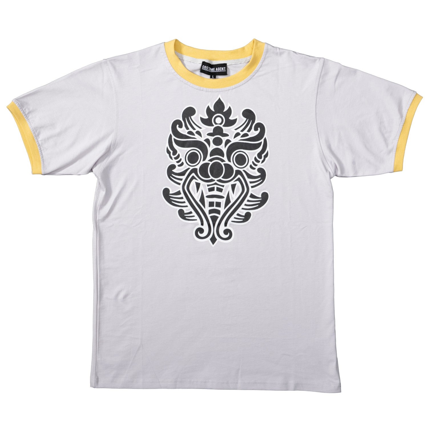 Fight Soap Salesman Tyler Durden Yellow Ring Damask Pattern Halloween Costume Adult T-Shirt Tee