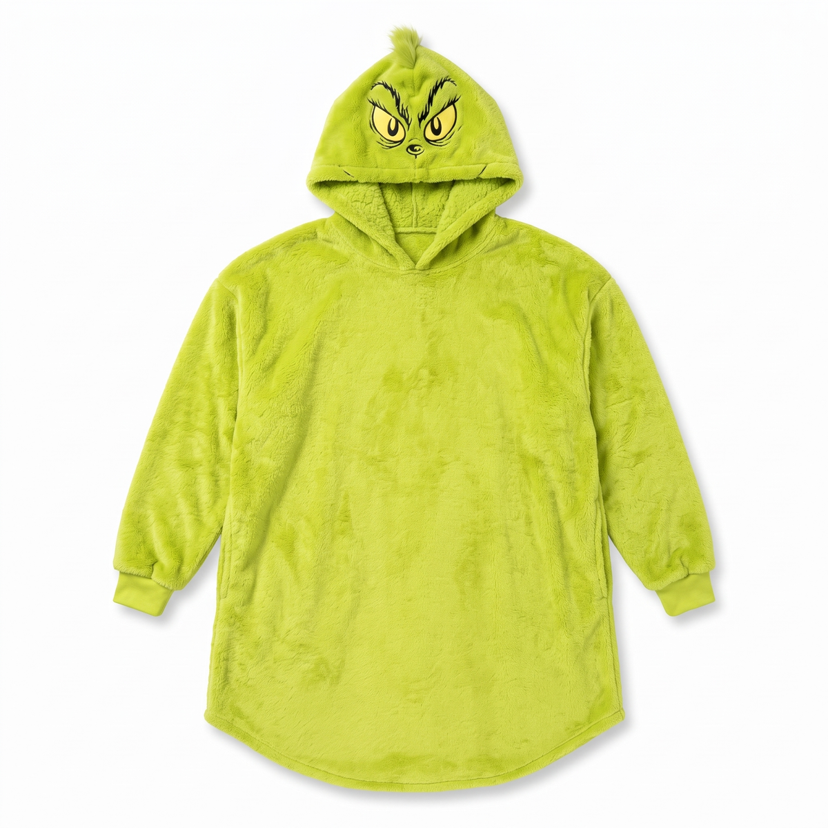 The Grinch Adult Unisex Plush Fleece Hoodie Ponch