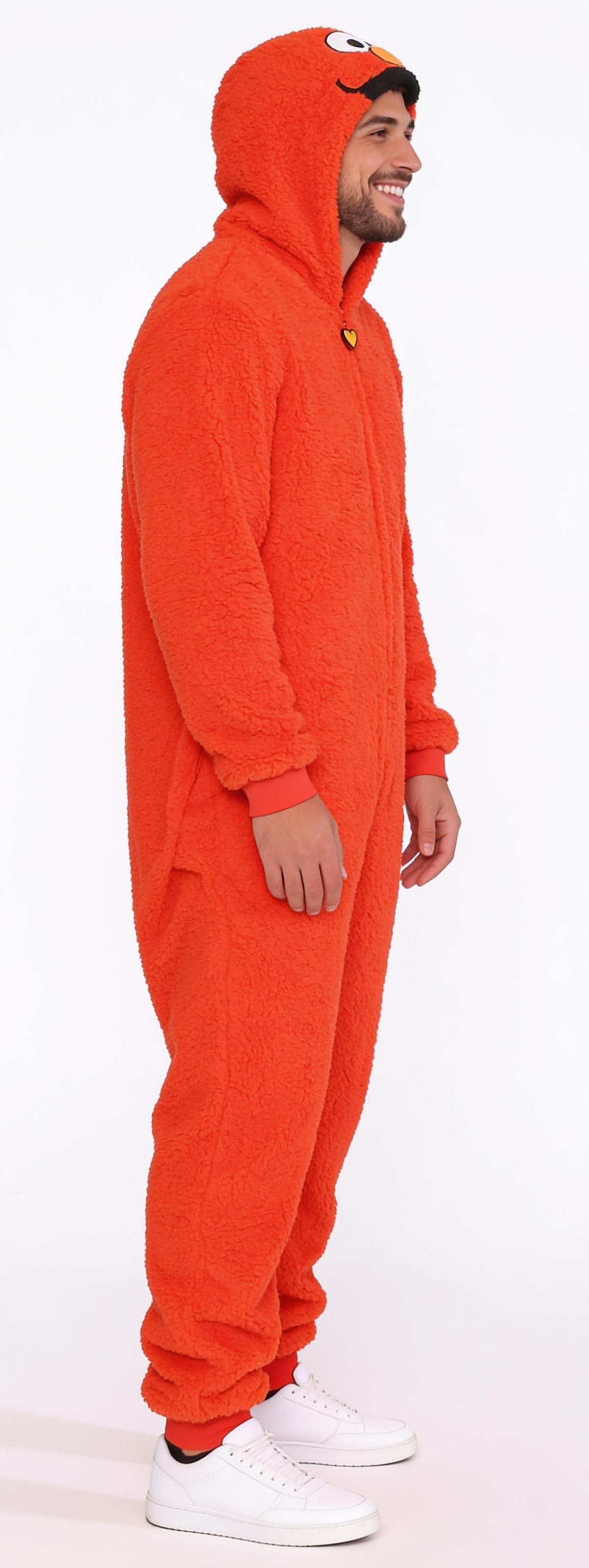 Elmo Adult Unisex Halloween Cosplay Costume Pajamas Jumpsuit