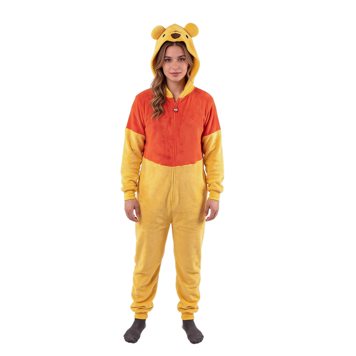 Pooh Adult Unisex Unionsuit W/ Pockets Halloween Cosplay Costume