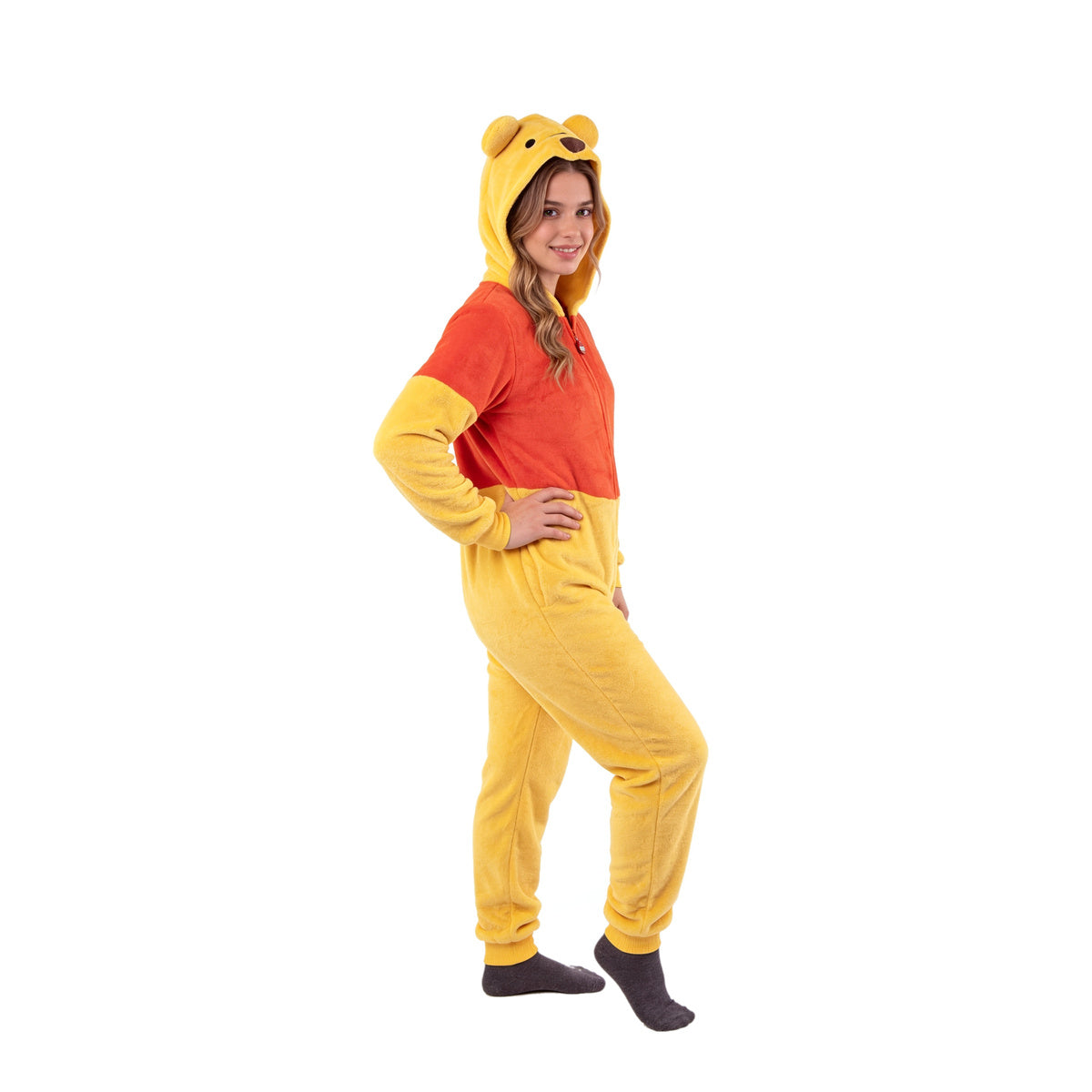 Pooh Adult Unisex Unionsuit W/ Pockets Halloween Cosplay Costume