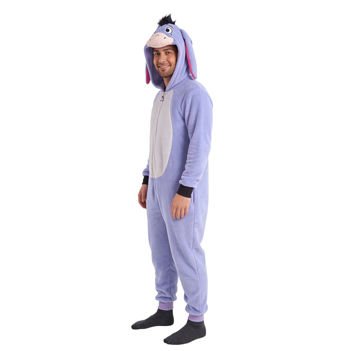 Eeyore Adult Unisex Unionsuit W/ Pockets Halloween Cosplay Costume Pajamas
