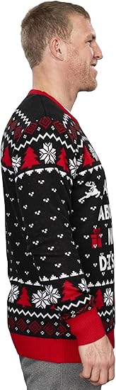 Ask Me About My Ninja Funny Flip Costume Adult Ugly Christmas Sweater