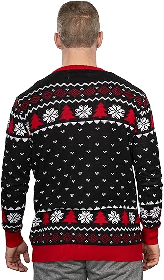 Ask Me About My Ninja Funny Flip Costume Adult Ugly Christmas Sweater