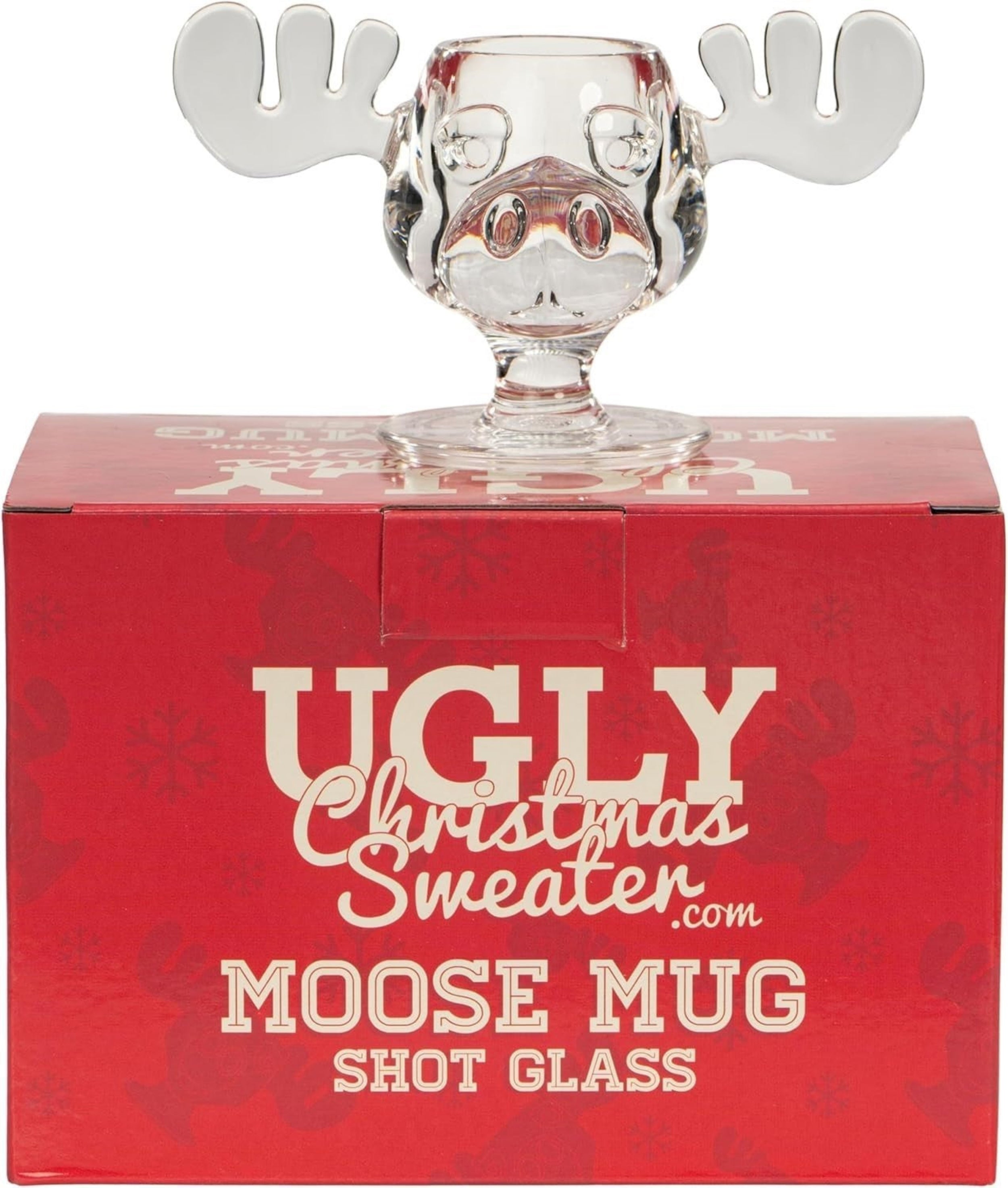 Christmas Vacation 1980s Movie Moose Mug Shot Glasses Gift Box Set