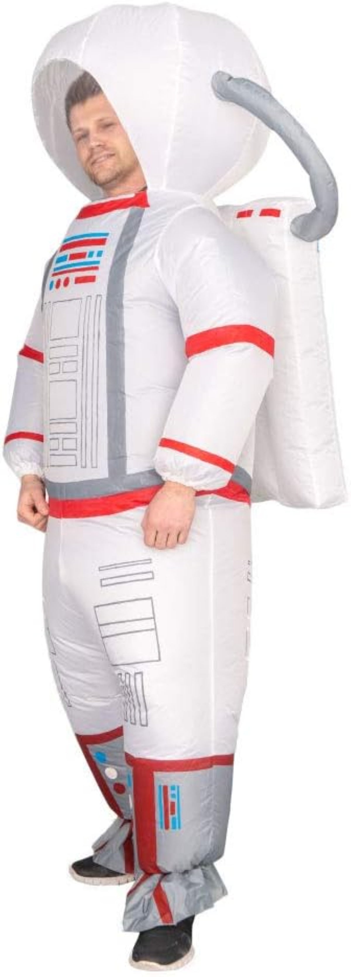 Unisex Astronaut Spaceman Inflatable Chub-Suit Costume Jumpsuit
