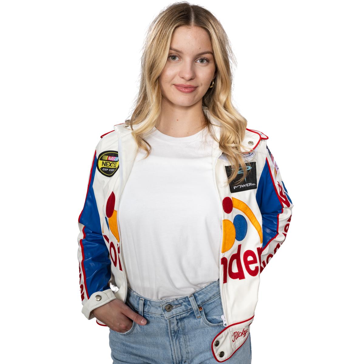 Wonder Bread Talladega Replica Stock Car Racing Movie Halloween Cosplay Costume Jacket