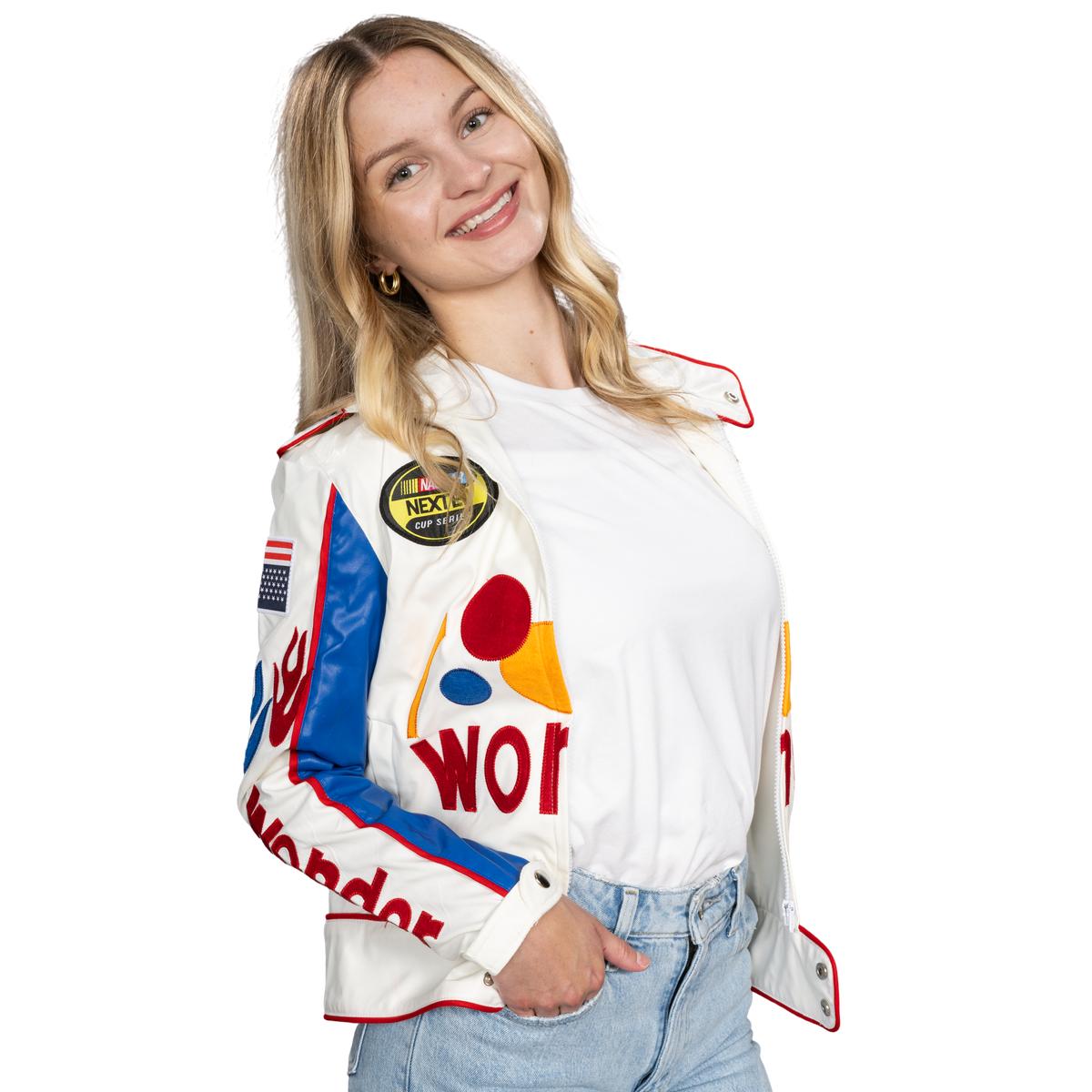 Wonder Bread Talladega Replica Stock Car Racing Movie Halloween Cosplay Costume Jacket