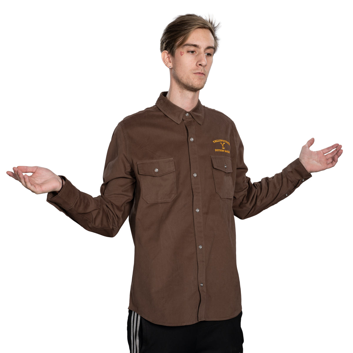 Yellowstone Dutton Button Up Ranch Work Shirt Halloween Costume Cosplay Styling