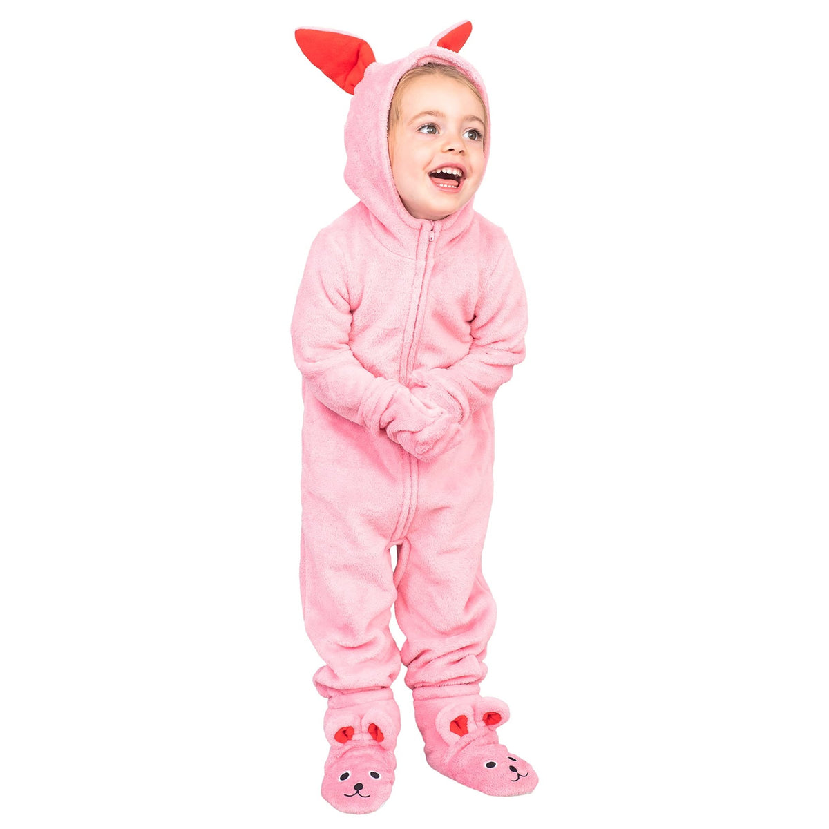 A Christmas Story Pink Bunny Pajamas Christmas Jumpsuit Halloween Costume - TVStoreOnline