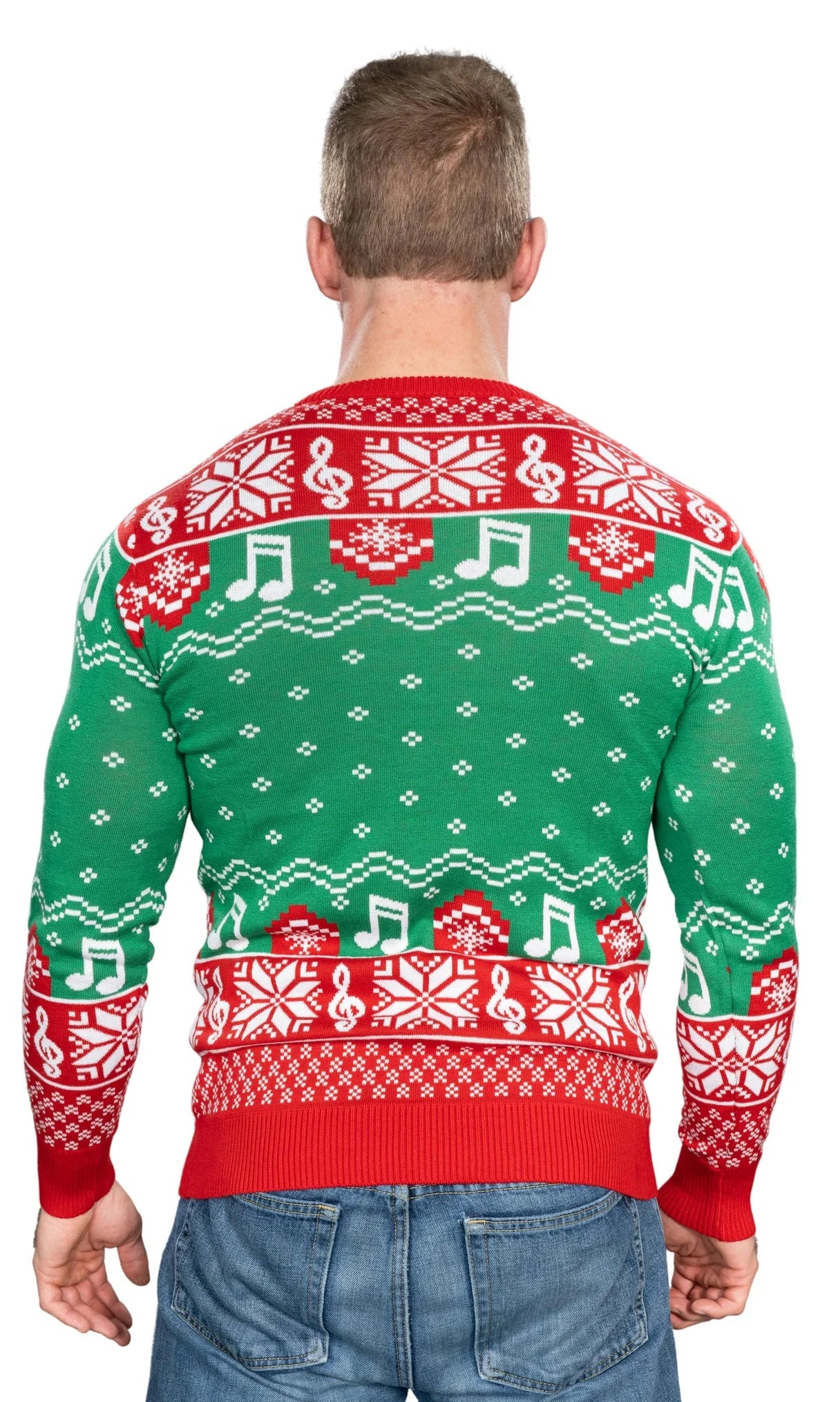 Abbey Elf Road Cross Walk Elves Adult Unisex Ugly Christmas Sweater - TVStoreOnline