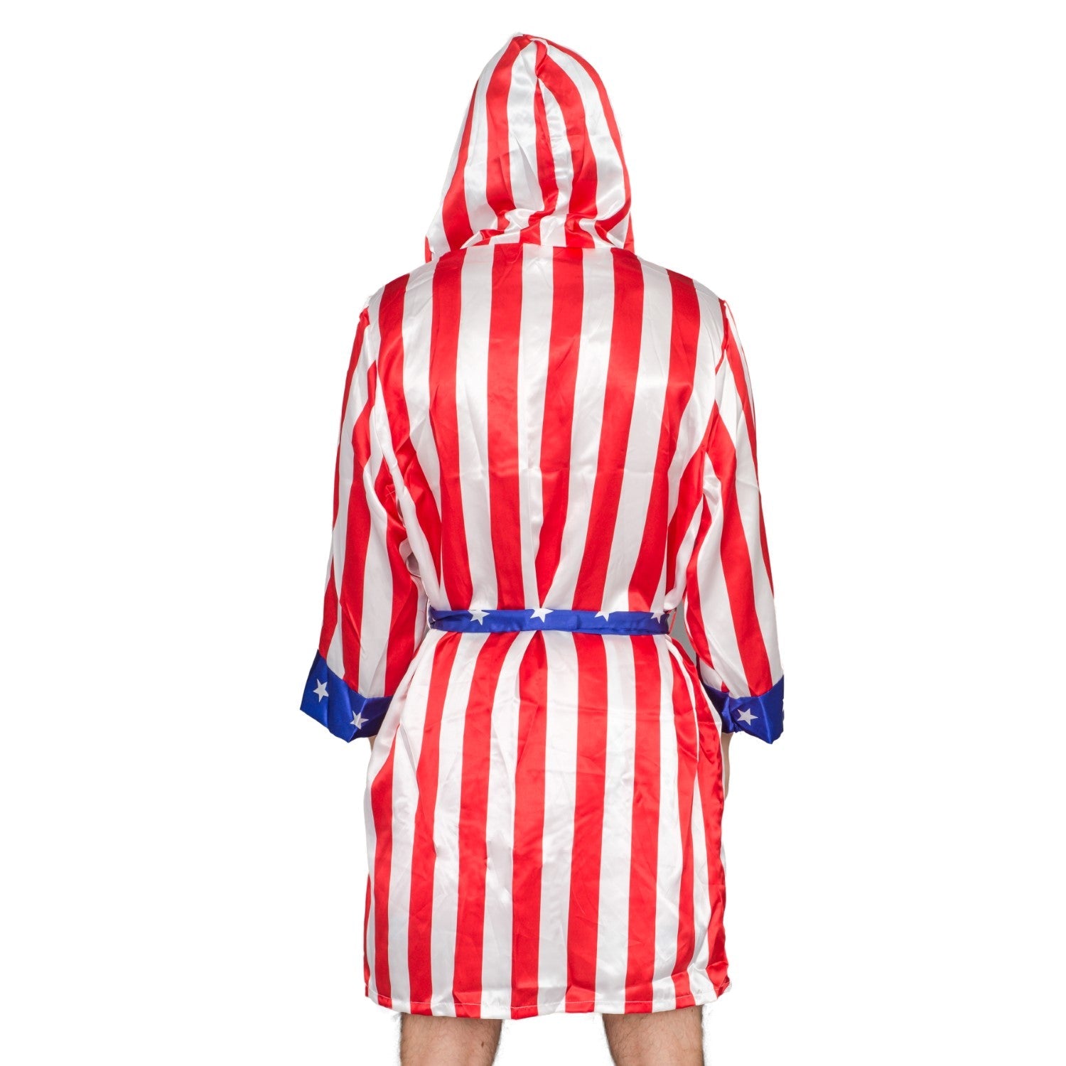 Adult Satin American Flag Robe Movie Boxer Halloween Cosplay Costume Replica Robe - TVStoreOnline