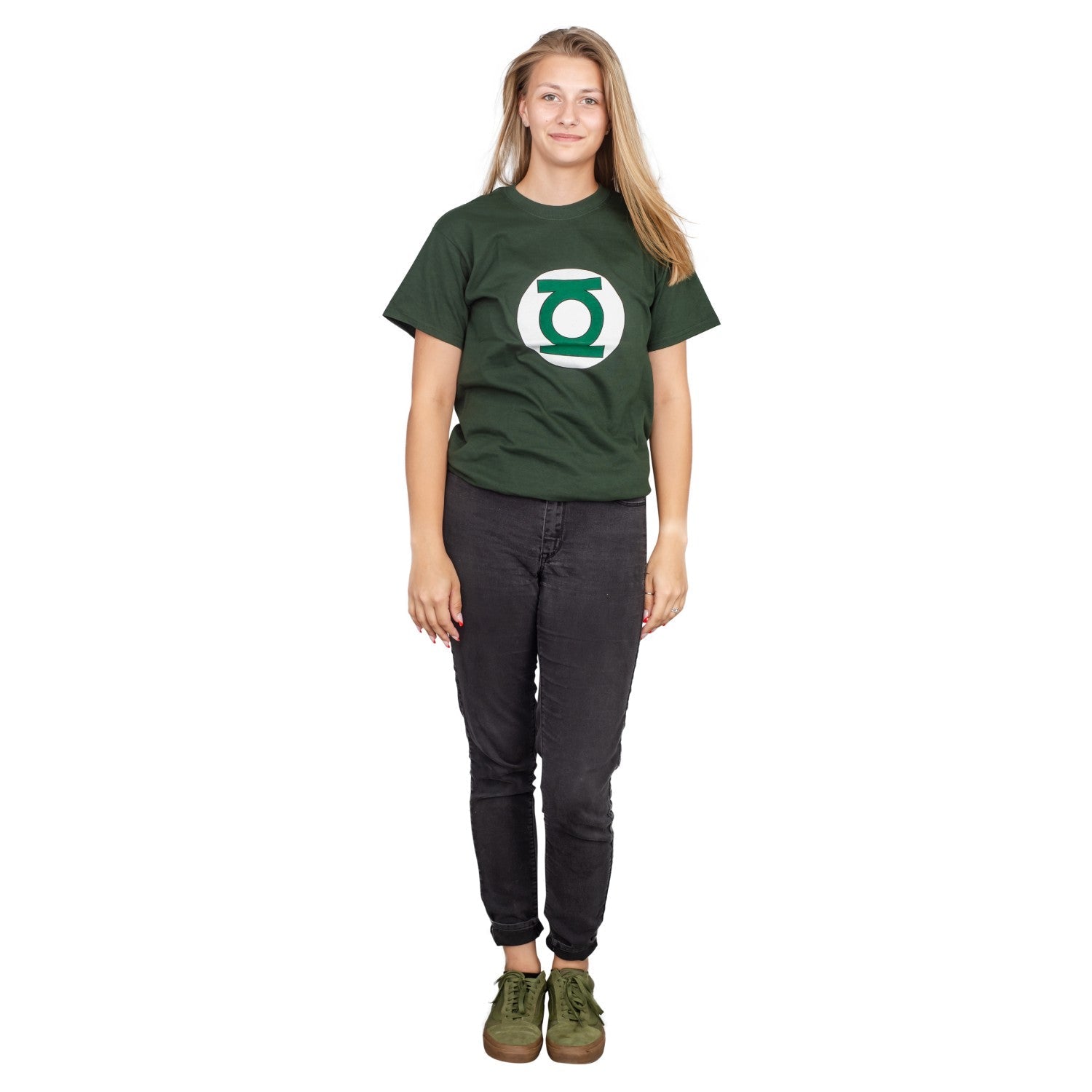 Adult Unisex Green Lantern Hunter Green Logo Halloween Cosplay Costume T-Shirt - TVStoreOnline