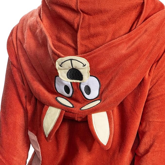 Adult Unisex Playful Colorful Dog Adult Halloween Costume Cosplay Zip Up Pajama Jumpsuit - TVStoreOnline