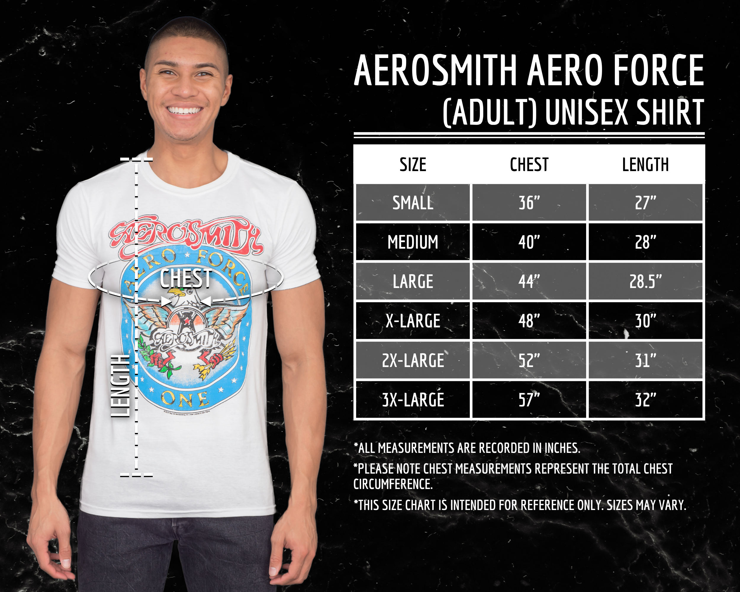 Wayne's World Aerosmith Aero Force Short Sleeve T-shirt Tee