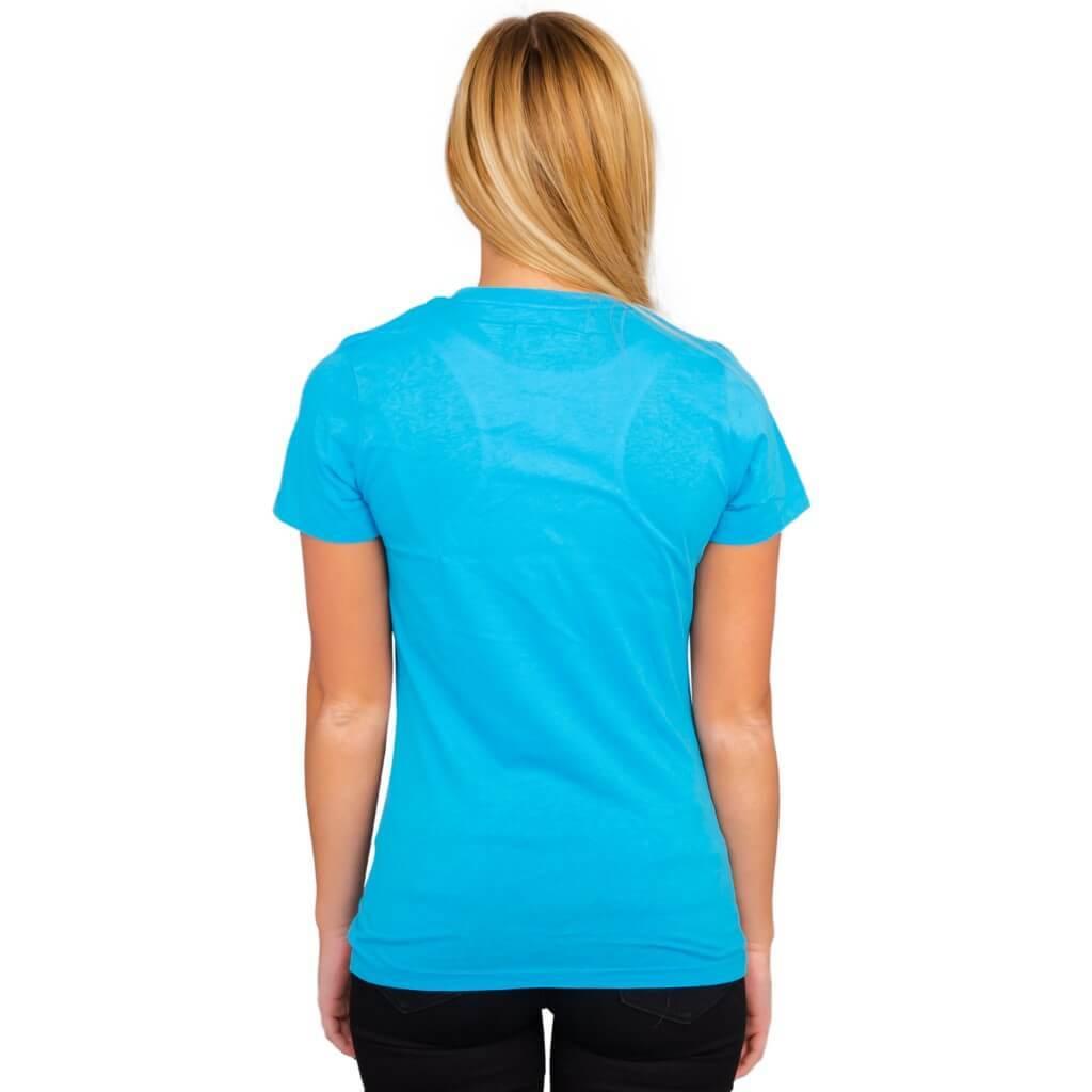 Alice In Wonderland Tweedle Dee Dum Juniors Turquoise T-shirt Tee - TVStoreOnline