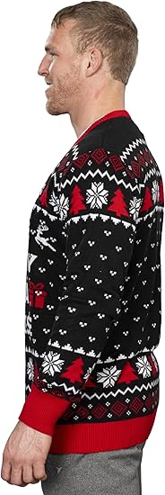 Ask Me About My Ninja Funny Flip Costume Adult Ugly Christmas Sweater - TVStoreOnline