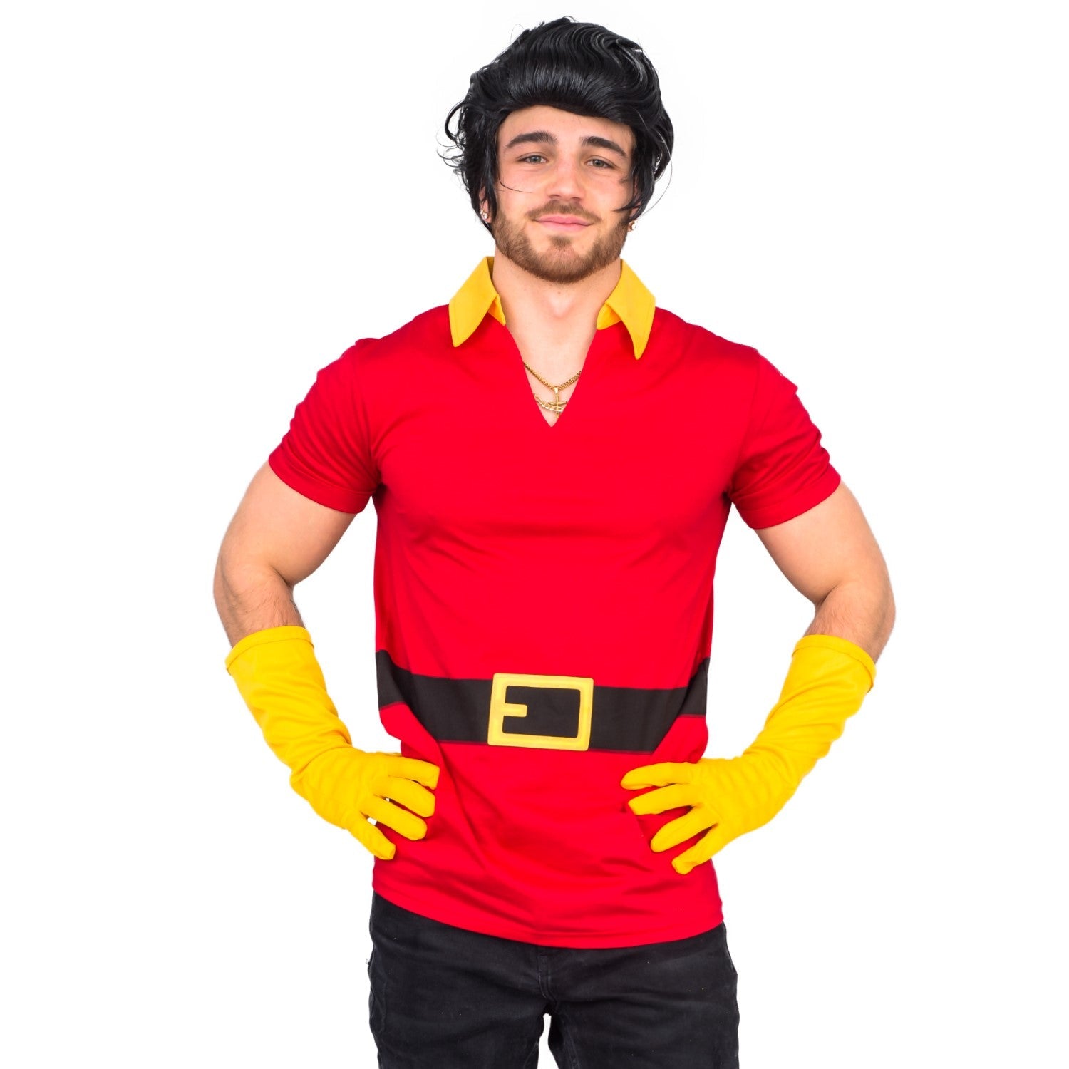 Beast Hunter Adult Unisex Halloween Cosplay Costume Shirt-Gloves-Wig Set - TVStoreOnline