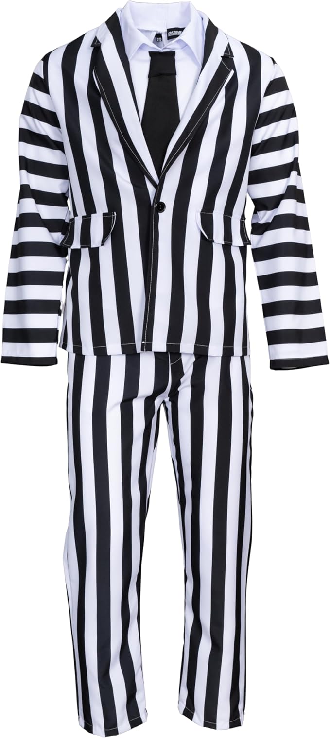 Bugman 80’s Beetle Beetle Beetle Keaton Movie Halloween Cosplay Costume 3-Piece Suit - TVStoreOnline