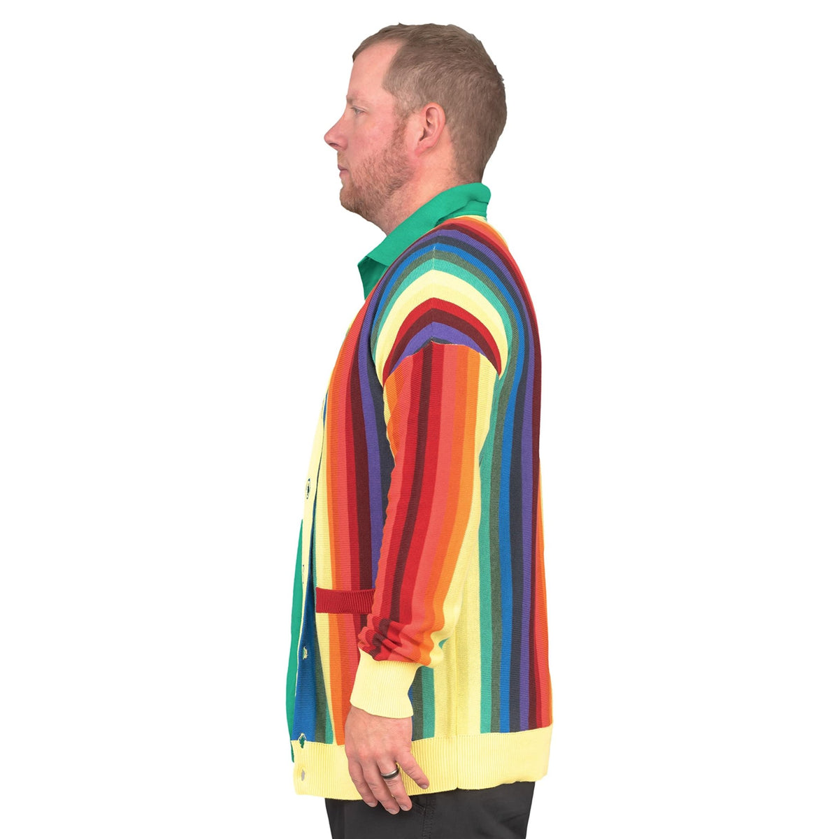 Caddyshack Caddy Rainbow Sweater Halloween Costume Cardigan - TVStoreOnline