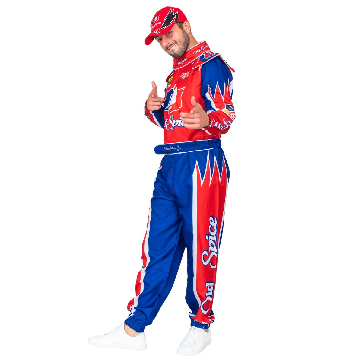 Cal Naughton Driver Deluxe Jumpsuit and Hat Halloween Costume Cosplay - TVStoreOnline