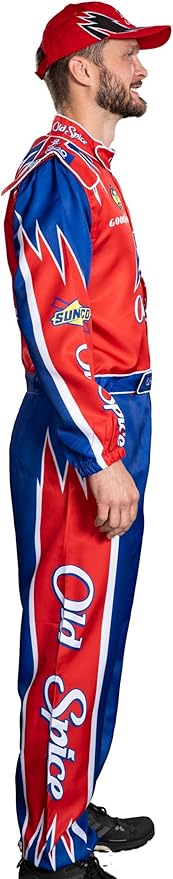 Cal Naughton Talladega Movie Replica Auto Racing Halloween Cosplay Costume - TVStoreOnline