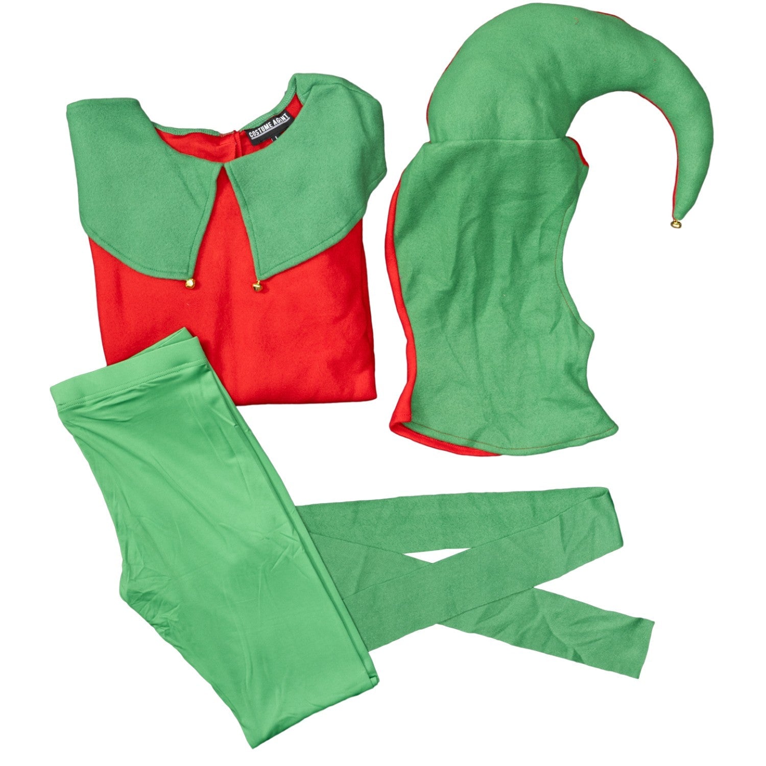 Christmas Elf Adult Unisex Halloween Cosplay Deluxe Costume Set - TVStoreOnline